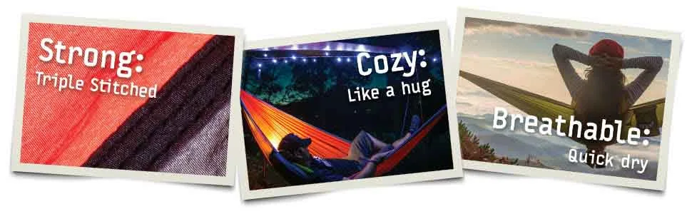 ENO, Eagles Nest Outfitters SingleNest Lightweight Camping Hammock, Teal/Khaki One Size Teal/Khaki - product information 2