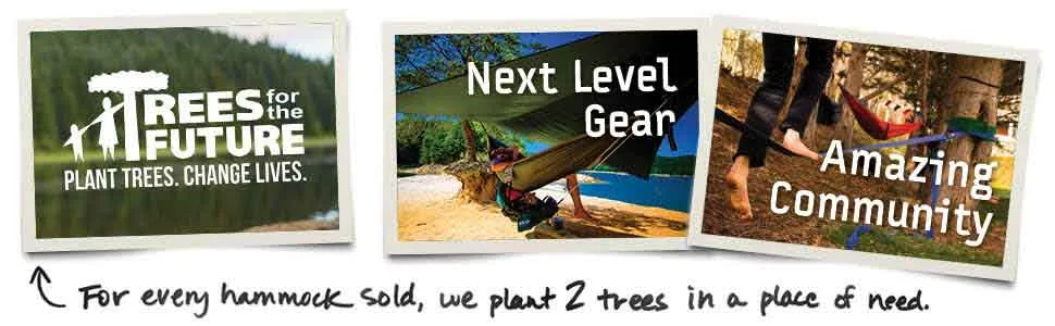 ENO, Eagles Nest Outfitters SingleNest Lightweight Camping Hammock, Teal/Khaki One Size Teal/Khaki - product information 5