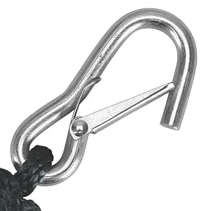Extreme Max 3006.2057 BoatTector Solid Braid MFP Anchor Line with Thimble - 3/8" x 100', Black Black 3/8" x 100' - marine anchor line, anchor line, solid braid, anchor rope, anchor line mfp, 3/8 rope, anchor rope