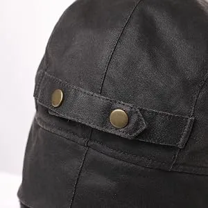 Fancet Unisex Ww2 Aviator Faux Leather Bomber Trapper Earflap Winter Hat 56-62cm 88115-navy Medium - bomber hats