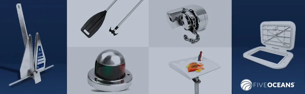 Five Oceans Anchor Windlass Up/Down Switch Panel, 12V Toggle Switch - 1 Pack - five oceans, partsam, pactrade, attwood, fortress, seachoice, seadog