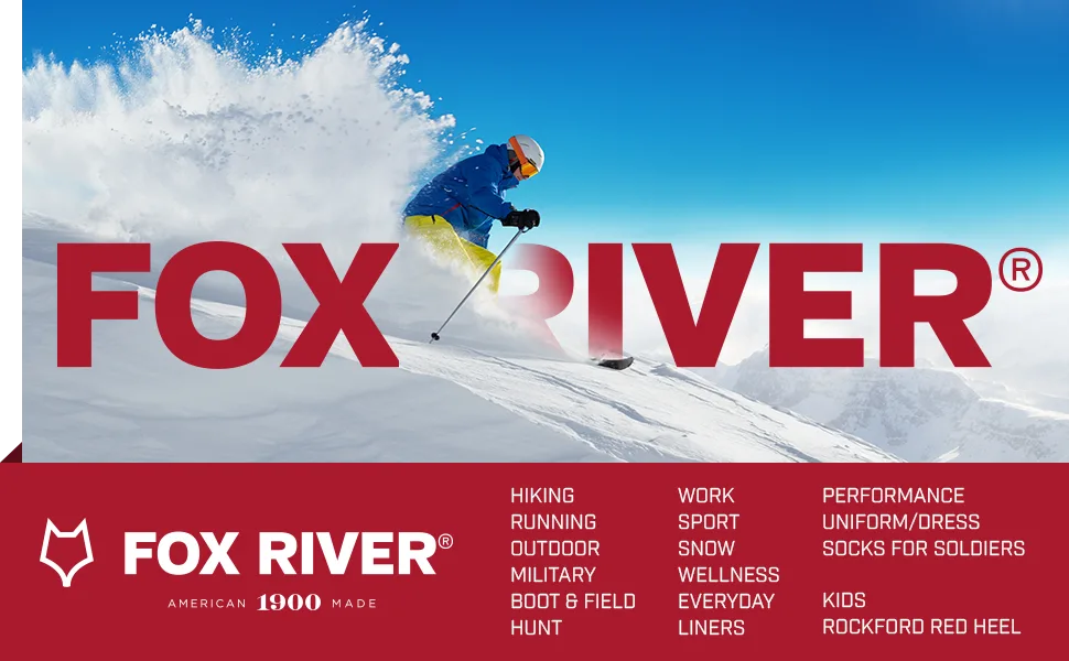 Fox River boys Snowpass Medium-weight Ski Snow Over-the-calf Socks Navy Medium - 5117_1