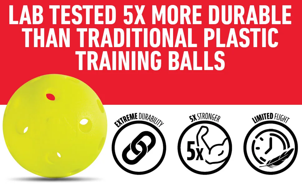 Franklin Sports Plastic Training Balls - Indestruct-A-Ball Plastic Batting Practice Baseballs and Softballs - Plastic Training Golf Balls Baseball - 8 Pack Yellow - practice baseball, franklin sport, baseball ball, mlb baseball, sport ball, baseball wiffle balls