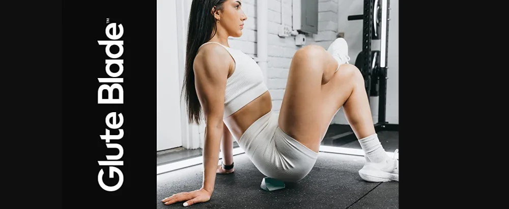 GLUTE BLADE Piriformis Massage Roller with 3 Different Heads for Targeted Trigger Point Pressure, Relieve Pain and Tightness in The Low Back and Sciatica (Medium Density) - glute blade piriformis massager