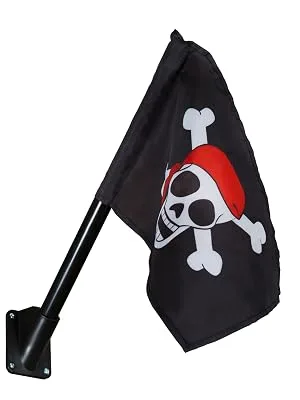Gorilla Playsets 09-1014-US American Flag Swing Set Accessory with Mounting Hardware, Red, White, and Blue - Pirate Flag Kit and Base