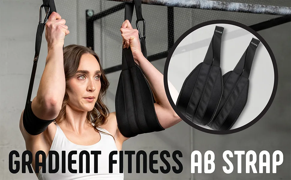Gradient Fitness Hanging Ab Straps (2 pack), Pull Up Straps, Ab Destroyer, Ab Straps for Pull Up Bar, Ab Sling Straps, Workout Straps - Gradient Fitness Ab Strap