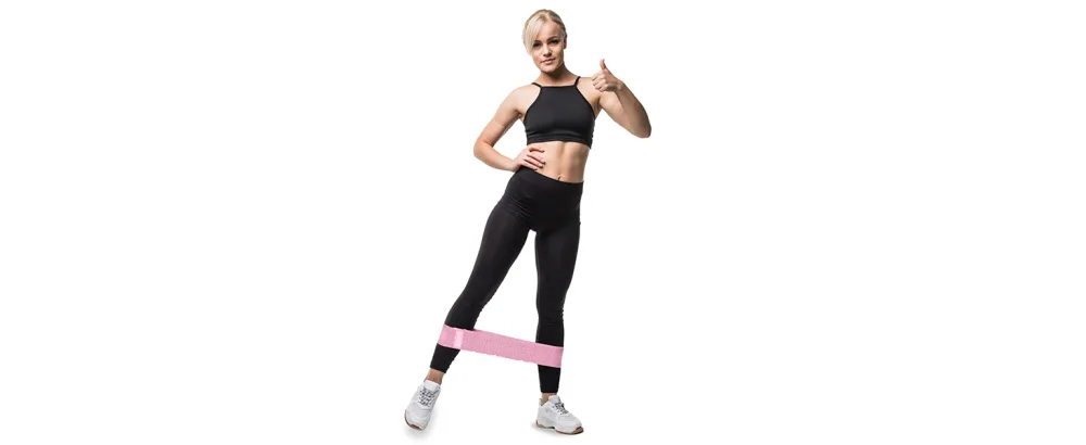 Gymb Premium Resistance Bands for Working Out - Exercise Bands to Workout Glutes, Thighs & Legs - Non Slip Cloth Booty Bands for Gym & Home Fitness, Yoga, Strength & Pilates for Men/Women - 3 Levels Black, Grey, Pink - Long Resistance Bands Set Pull Up Bands Full Body Workout Bands Resistance Women Video Training