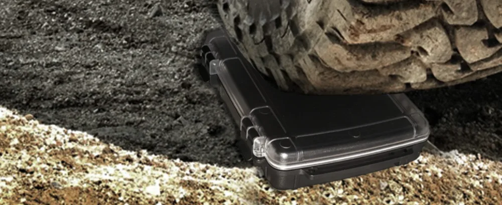Hlotmeky Waterproof Dry Box Case Watertight Storage Containers for Kayaking & Boating Floating Fishing Tackle Tray Boxes (Black) - Waterproof Dry Box