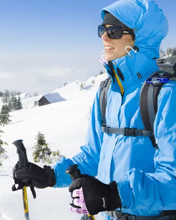 KINEED Waterproof Ski Gloves Touchscreen 3M Thinsulate Winter Warm Snow Gloves for Women Youth Small Pink - Kineed-a2