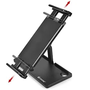 Lekufee Lightweight Aluminum Alloy Foldable Tablet Holder for DJI Mini 3 Pro/Mini 2 SE/2/Mini SE/Mini 1/Mavic 3/2/1/DJI Air 2S/2/Mavic Pro/Mavic Air/DJI Spark Remote Controller - DJI tablet holder
