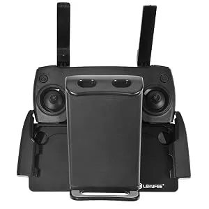 Lekufee Lightweight Aluminum Alloy Foldable Tablet Holder for DJI Mini 3 Pro/Mini 2 SE/2/Mini SE/Mini 1/Mavic 3/2/1/DJI Air 2S/2/Mavic Pro/Mavic Air/DJI Spark Remote Controller - DJI Tablet Holder Mount