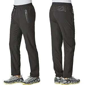 MAGCOMSEN Men's Pants Lightweight Quick Dry Hiking Fishing Running Workout Active Pants 2 Zipper Pockets Open Bottom Jogger Army Green 36 - hiking pants men running pants men breathable pants men cycling pants men training pants men