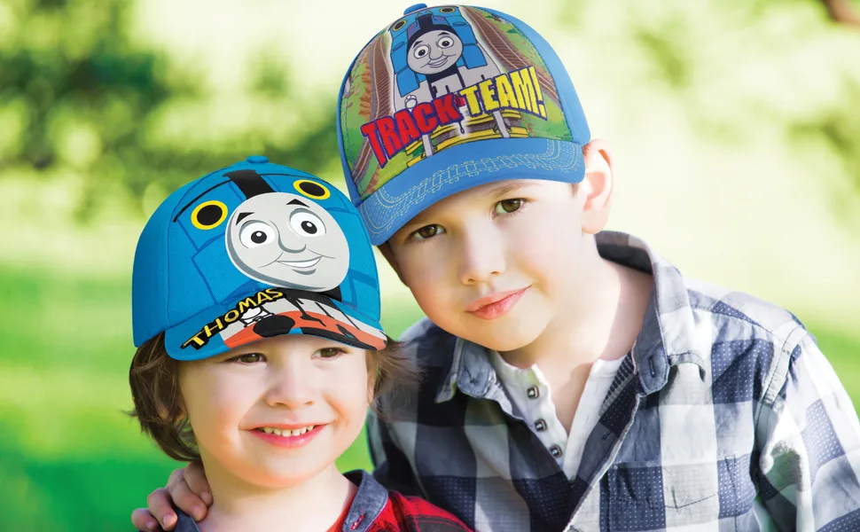 Mattel Boys Baseball Cap, Thomas & Friends Adjustable Toddler Hat for Ages 2-4 2-4T Hat - THSC3923AZ