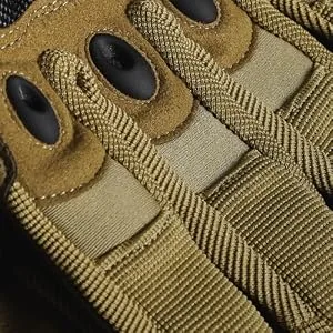 Mission Made Hellfox Tactical Gloves for Men Combat Hard Knuckle for Military Police Black Large - Mission Maade Hellfox Gloves