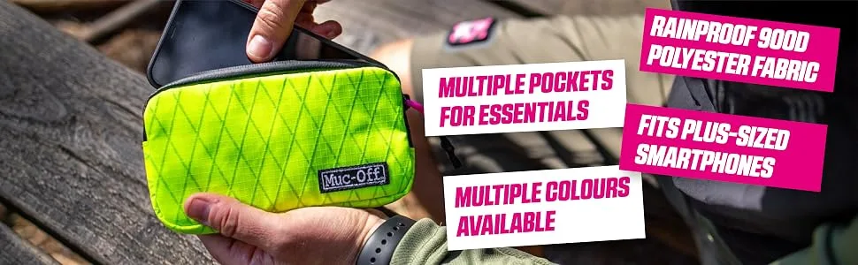 Muc-Off Unisex's Essentials Case Black - Rainproof Essentials Case USP