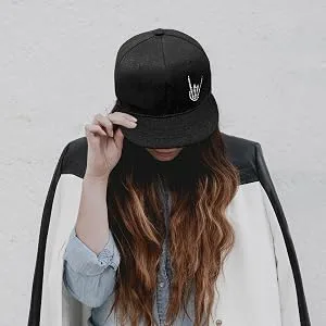 Negi Flat Bill Hats Snapback Hat Brim Baseball Cap for Men Adjustable Black65 2 - product information 12