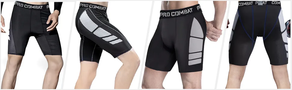 Pamyvia Men's Compression Shorts 3 Pack Compression Underwear Running Tight Shorts for Workouts, Training, Gym Black-1 Pack X-Large - product information 5