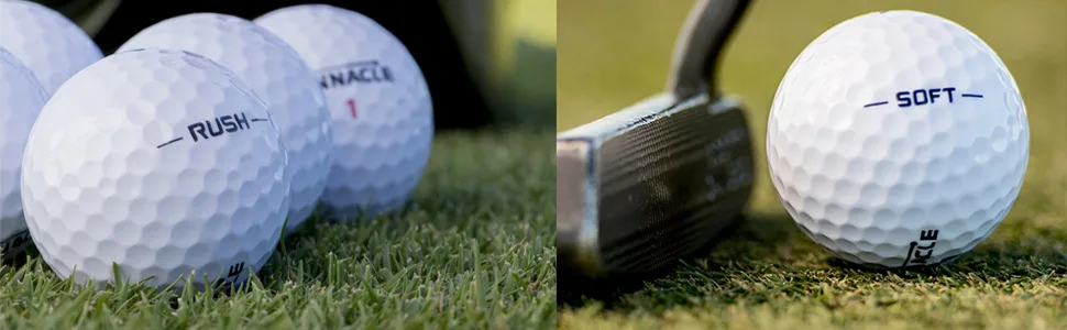 Pinnacle Golf Soft 15-Ball White - Pinnacle Rush and Pinnacle Soft