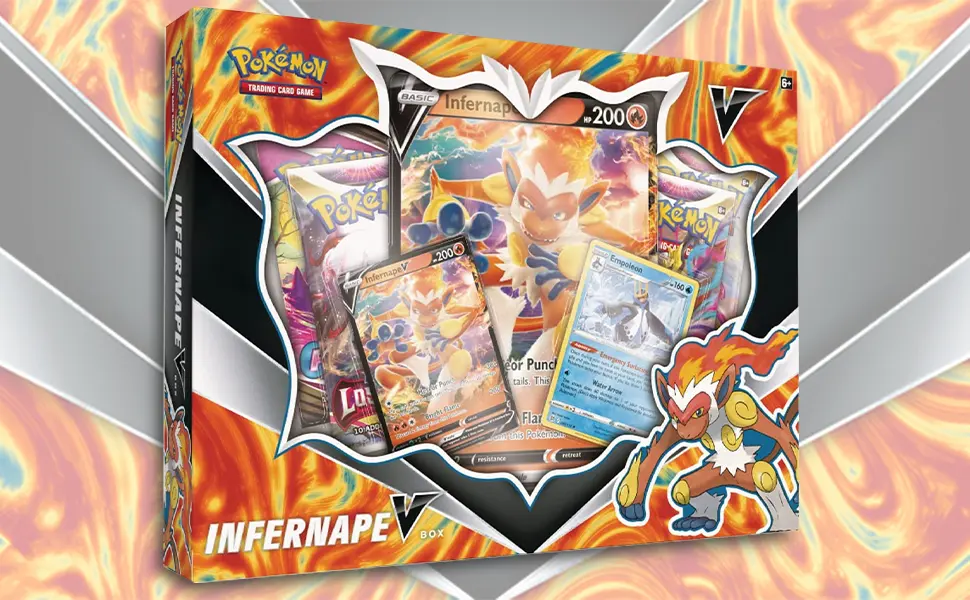 Pokemon Lost Origin Infernape V Box Set: 4 Booster Packs + promos! - Pokemon Lost Origin Infernape V Box Set: 4 Booster Packs + promos!