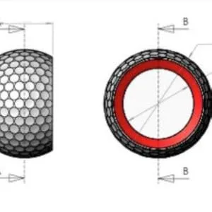 PutterWheel Golf Ball Putting Training Aid (1 Pack)  Golf Training System For Practice Green or Mat - Golf Putting Accuracy Trainer with Instant Feedback - PutterWheel Design