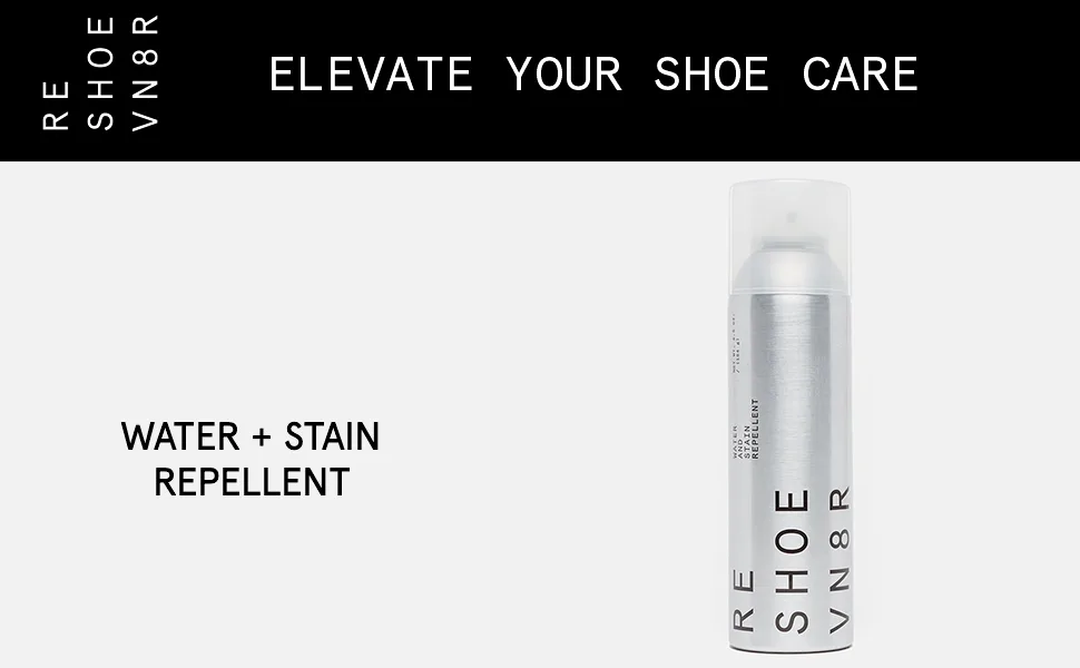 Reshoevn8r Sneaker Water Stain Repellent Sneaker Shoe Protector Spray Spray - New Style - Shoe Cleaning, Scrub, Solution, Sneakers, Insert, Leather, Canvas, Stain Removal, Repellent, Laundry