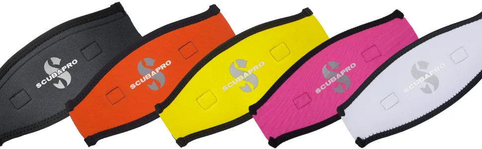 Scubapro Neoprene Mask Strap Purple - SCUBAPRO Neoprene Dive Mask Strap Colors