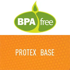 Delta Bowl with Lid Pacific Blue - BPA free logo and Protex logo