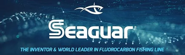 Seaguar InvizX 100% Fluorocarbon 200yd 17lb, Clear, One Size (17VZ200) - Seaguar Logo