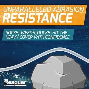 Seaguar Smackdown Braid 150 Yards Stealth Gray 20 Pound - Seaguar Abrasion Resistance