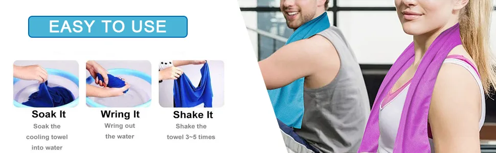 Sukeen Cooling Towel Instant Evaporative Cooling,Snap Cooling Towel for Sports,Yoga,Golf,Gym,Neck,Workout and More(40x 12) (8pack Color Mix-1) 8pack Collection - cooling