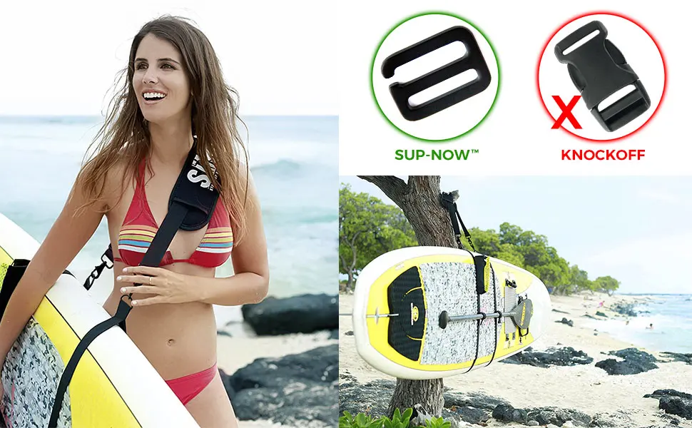 SUP-NOW Paddleboard Carrier SUP Carrying Strap to Carry Paddleboard Paddle Board Accessories for Women and Men - Paddleboard Carrier Strap Sling
