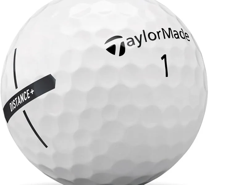 Taylor Made Distance+ White 12 Ball - Dimple Pattern