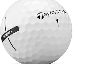 Taylor Made Distance+ White 12 Ball - Dimple Pattern