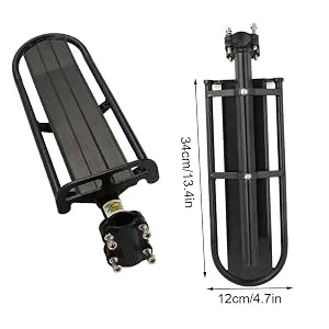 ThreeH Retractable Bike Luggage Cargo Rack Aluminum Alloy Bicycle Pannier Bag Holder Easy to Install BK41 - product information 5