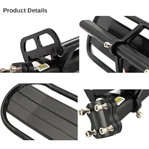 ThreeH Retractable Bike Luggage Cargo Rack Aluminum Alloy Bicycle Pannier Bag Holder Easy to Install BK41 - product information 7