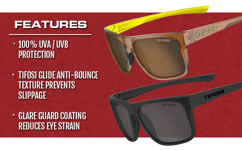 Tifosi Optics Swick Sunglasses Blackout/Smoke - durable sport sunglasses