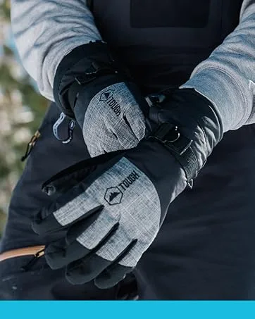 Tough Outdoors Touch Screen Running Gloves - Winter Glove Liners for Texting, Sports & Exercise - Lightweight Cold Weather Thermal Gloves Medium/Large - tough winter