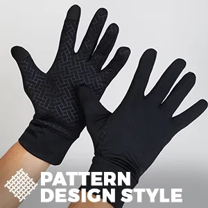 Tough Outdoors Running Gloves with Touch Screen - Winter Glove Liners for Texting, Cycling - Thin & Lightweight Cold Weather Thermal Gloves Medium/Large - Grip.jpg