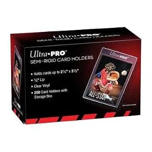 Ultra Pro Semi-Rigid 1/2" Lip Sleeves 200ct - product information 1