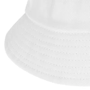 Umeepar Unisex Cotton Packable Bucket Hat Sun Hat Plain Colors for Men Women 1 White - bucket hat brim