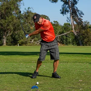 Vice Golf Drive White Golf Balls - Vice Golf player in action