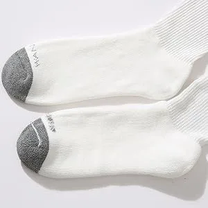 WANDER Men's Athletic Ankle Socks 3-8 Pairs Thick Cushion Running Socks for Men&Women Cotton Socks 7-9/9-12/12-15 8 Pair A-white 9-12 - ankle socks for men