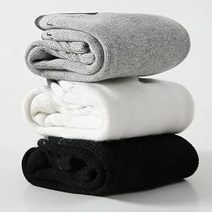 WANDER Men's Athletic Ankle Socks 3-8 Pairs Thick Cushion Running Socks for Men&Women Cotton Socks 7-9/9-12/12-15 8 Pair A-white 9-12 - ankle socks for men