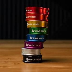 Wolf Tooth Precision-Machined Seatpost Clamp Black 34.9/35mm - multi color seatpost clamps