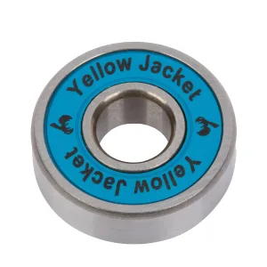 Yellow Jacket Premium Inline Skate Bearings, Roller Skate Bearings, 608, ABEC (Pack of 16) Bomber Blue Stripes - Abec 9 - Yellow Jacket Premium Inline Skate Bearings