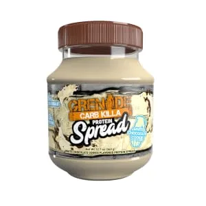 Grenade Carb Killa Protein Chocolate Spread | 7g High Protein Snack | High Protein Low Sugar | No Stir | White Chocolate Cookie, 12.7oz - White Chocolate Cookie