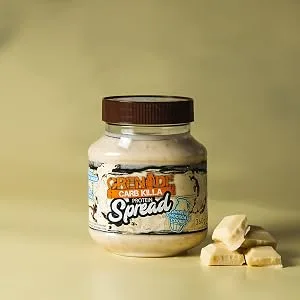 Grenade Carb Killa Protein Chocolate Spread | 7g High Protein Snack | High Protein Low Sugar | No Stir | White Chocolate Cookie, 12.7oz - White Chocolate Cookie