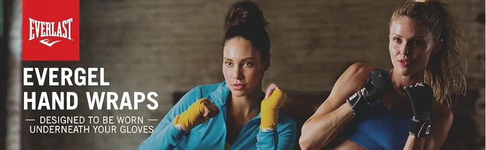 Evergel Handwraps-Black (PR) Large Yellow - product information 1
