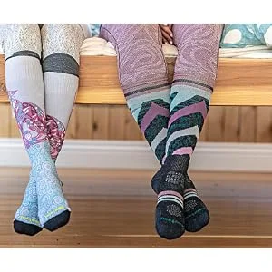 Smartwool Snowboard Targeted Cushion OTC Socks - Women's Charcoal Medium - womens socks