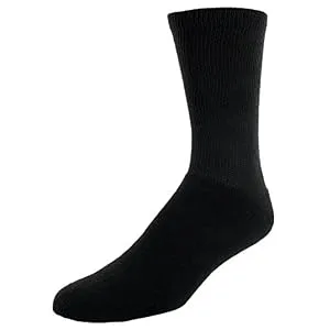 mens Cushioned Crew Socks Men's Black X-Large - Sof Sole All Sport Crew Athletic Performance Socks for Men and Youth (6 Pairs)